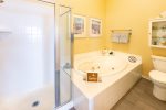 Surf Song, Master Bedroom Walk-in Shower and Jetted Tub